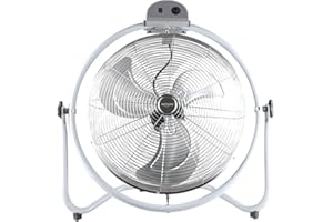Bastilipo mónsul ventilateur industriel de sol, 140 W, Métallisé