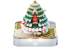 TOWEBOORY 2026 Desk Calendar with LED Light, Christmas Tree Sculpture 3D Tear-away Paper Carving Art Memo Pad Time Piece Notepad Gift for Christmas Housewarming Home Office Desktop Decoration