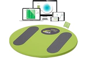 ‎MFT BODYTEAMWORK MFT Fit Disc 2.0 – Digitales Balance Board mit Bewegungssensor, per Bluetooth mit dem Smartphone/Tablet verbinden inkl.App aus Holz, Gleichgewichtstraining, Spiel und Spaß