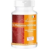 L-Metionina in polvere incapsulata 1500 mg - 240 capsule - Per 80 GIORNI! - Vegan - Dosi elevate - Amminoacido | Vitamintrend
