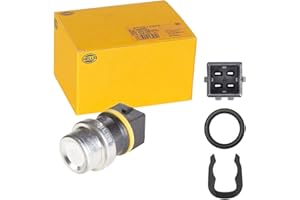 HELLA 6PT 009 107-421 Sensor, Kühlmitteltemperatur - 12V - 4-polig - gesteckt - mit Dichtung - mit Sicherungsring