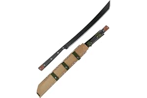 Condor Tool & Knife Yoshimi Heavy Duty Machete - 1075 High Carbon Steel - Kydex Molle Compatible Sheath - Cutlass Machete - 4.5mm Thick - 19.1in Blade - 47.5oz
