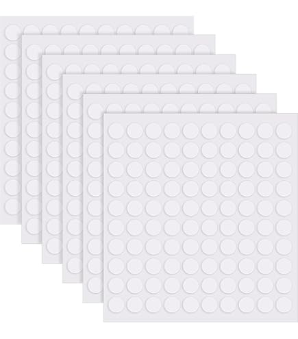300 Pièces/3 Feuilles Points Adhésifs Double Face, Forte Adhérence