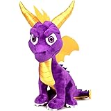 Play by Play - SPYRO THE DRAGON Plush Original Sitting Official Video Game Activision - Violet - 36cm