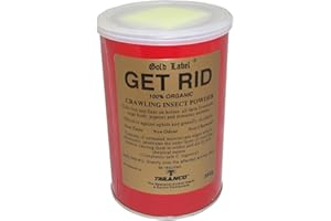 Gold Label 'Get Rid' Lice and Flea Powder, 350g - A totally naturally and organic lice and flea powder for horses