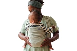 Hoppediz gewebtes Baby-Tragetuch ab Geburt, Neugeboren bis Kleinkind, 100% Baumwolle, Elba 4,60 m