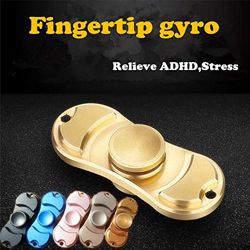 Sansnail Fingertip gyro HandSpinner Fidget Spinner Toy Finger Hand Cube EDC - 100% Copper - Hybrid Ceramic Bearing - High Speed 3-5 Minute Spins - High Quality Durable Metal - Stress Reliever Reducer Anxiety ADD Relieve ADHD Focus Idle Killing Time beyblade (Copper) Sansnail Fingertip gyro HandSpinner Fidget Spinner Toy Finger Hand Cube EDC - 100% Copper - Hybrid Ceramic Bearing - High Speed 3-5 Minute Spins - High Quality Durable Metal - Stress Reliever Reducer Anxiety ADD Relieve ADHD Focus Idle Killing Time beyblade (Copper)