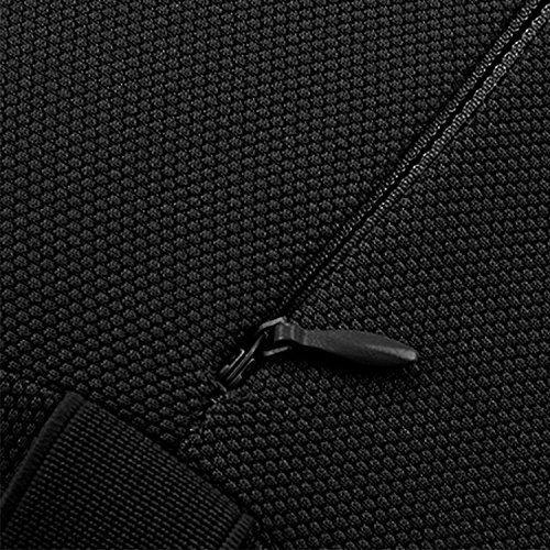 Koyoso Nackenkissen Auto Kopfstütze Halsstutze Kissen Gedachtnis Schaum Echtes Leder Ergonomisches Nackenstützen – Schwarz - 9