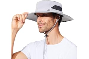 G GIEPHT Wide Brim XL Extra Large Big Head Plus Size Oversized Sun Protection Bucket Hat Strap String Fishing Hiking Men and Women