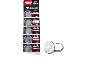 CR2025 battery CR2025 3V Lithium Button Cell Batteries (5-Pack) for Car Remote Controls, Watches, Electronic Scales and Small Electronic Devices