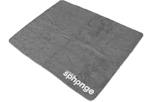 SPH2ONGE Super Absorbent Cloth (Grey) | Multi-Purpose | Designed to Hold x10 Its Weight in Liquid | Re-usable | Perfect All Around Your Home | Effective on Every Surface | Drip-Free and Durable