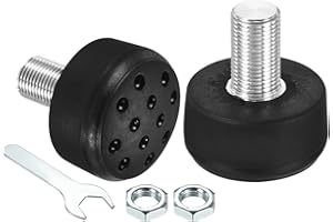 PATIKIL Topes de punta para patines con pernos, bloque de tapones de freno de goma 82A con agujeros para accesorios de patines de ruedas de repuesto