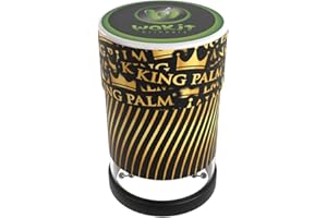 GENERIC Wakit Eletronic Herb Grinder - King Palm - Push Press Grind - Simple to Operate - Medically accessible - LED Lighted Grinding Chamber