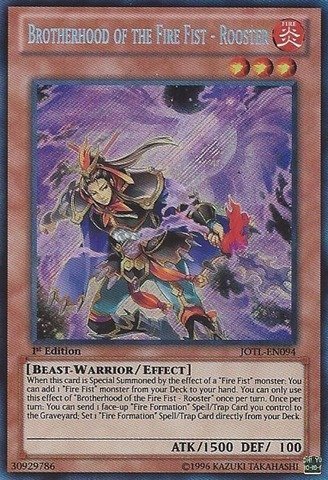 Yu-Gi-Oh! - Brotherhood of the Fire Fist - Rooster (JOTL-EN094) - Judgment of the Light - Unlimited Edition - Secret Rare by Yu-Gi-Oh!