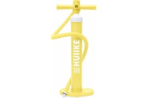 HUIIKE Manuell Dubbelverkande SUP-pump Stabil upp till 29 PSI med Manometer | Högtryckspump, Luftpump med Tryckmätare, Air Pump SUP-Bräda. Tillbehör för Uppblåsbar Stand Up Paddle Brädor, Kajak, Kanot