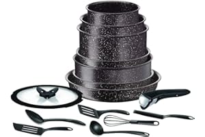 Tefal Ingenio Zestaw Garnków, Aluminium, Brązowy, 15 Części