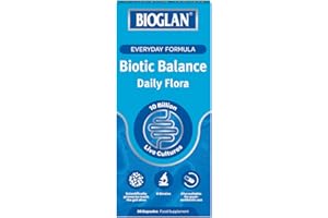 Bioglan Biotic Balance Daily Flora | 10 Billion | CFU | 6 Strains | Live Cultures | 30 Capsules