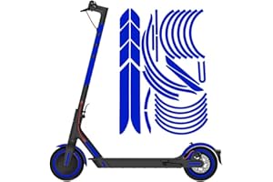 Gleamydot Autocollant Trotinette Electrique pour Stickers Scooter XiaoMi Mi M365 PRO 2/1S Mijia Accessoire Trottinette Essential (bleu)