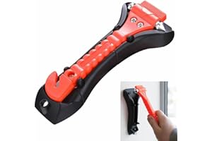 Noryb Car Van Bus Emergency Hammer Glass Window Breaker Tool Seat Belt Safety Cutter