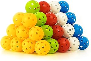 CAITON Golf Übungsbälle, Indoor Practice Golf Ball, Luftstrom-Löcher Golfbälle, Dauerhaft Golfschwung Trainingsball, Für Wohnzimmer, Golfplatz, Hof, Plastic Golfspiel Ball