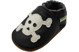 SAYOYO Fleur de Prunier Chaussures de bébé en Cuir Souple Chaussures Semelle Douce