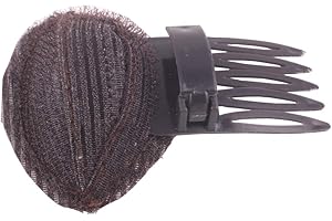 VASANA 1PCS Hair Bump Volume Beehive Shaper Hair Styler Clip Stick Comb Insert Tool Princess Style Updo Maker Front Hair Bangs Heightening Accessories for Women Lady Girls (Brown)