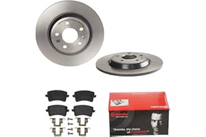 BREMBO BREMSSCHEIBEN Ø300mm + BREMSBELÄGE HINTEN FÜR AUDI A4 B8 A5 8T3 Q5