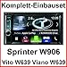 Produktbild Komplett Set Mercedes Vito Viano W639 W447 Sprinter Kenwood DNX-5170DABS Navigation CD DVD Bluetooth Carplay USB MP3 Digitalradio Autoradio
