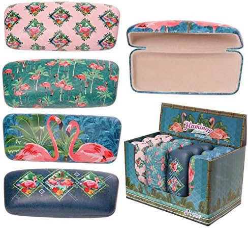 Bags of Room - Fun Glasses Case - Tropical Flamingo Design