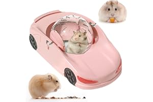 GENERIC Hamster Running Ball - Funny Small Pet Supersportwagen Toy,Small Gerbils Running Plaything,Interactive Bauble (Pink)