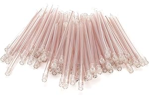 PONGNAS Tubo aspiratore per espulsore di saliva, tubo aspiratore per espulsore di saliva 100 pezzi, punta di aspirazione monouso, strumento per la cura orale chirurgica in plastica per trattamento ortodontico