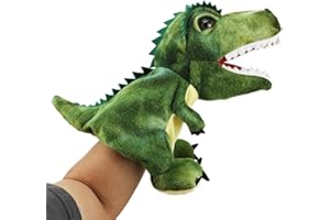 FYBR Hand Puppets Dinosaur Puppets for Kids, Dinosaur Toys for Boys Girls, Plush Dinosaur Stuffed Animal Story Toys Gifts for 3-6 Year Old Boy (Trex)
