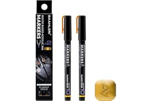 Gaahleri Marcador GM-MS10 Flashy Gold, 2 unidades