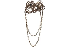 GRACEART Broche Horloge Vintage Steampunk Gears