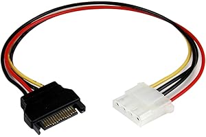 Startech.com (12 Inch) Sata To Molex Lp4 Power Cable Adapter - F/m