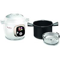 Moulinex Multicuiseur Intelligent Haute Pression 6 L 150 Recettes 6 Modes de Cuisson Guide Pas à Pas Facile et Rapide Applica