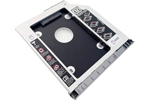 NIGUDEYANG SATA 2nd Disque Dur HDD SSD Baie Optique Caddy Boîte pour HP ProBook 650 645 640 G1 Uniquement (ne Convient Pas aux modèles G2, G3 ou Tout Autre modèle)