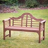 Plant Theatre Lutyens Hardwood Garden Bench - Superb Quality ()