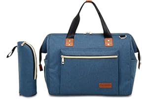 SONARIN Bolsa para cambiar pañales para bebés,bolsillo aislante,Impermeable,Gran Capacidad,Elegante y Duradero