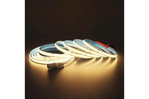 Arotelicht COB LED-remsa 12V LED Strip Warm White 3000K 2m COB LED remsor utan adapter Dimbar High Density Light 320LEDs / m