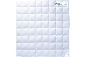 AURA DOWN BEDDING Aura® luksusowa kołdra puchowa 200 x 200 cm ciepła | Premium 90% biały puch, klasa węgierska I | Oeko-Tex Standard 100, nadaje się dla alergików, kołdra zimowa