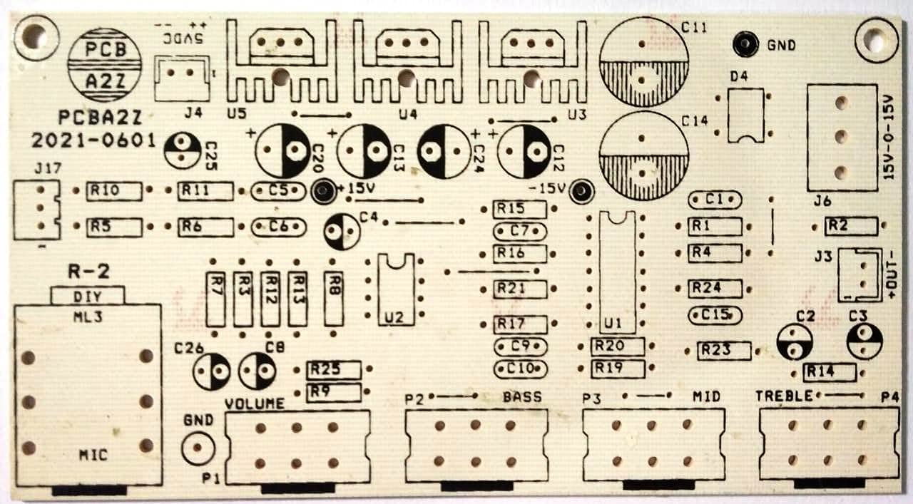 Maximize Sound Quality with Pcba2Z High Gain Mono Bass Treble Mid Board