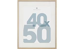 ATMOSPHERA CREATEUR D'INTERIEUR Atmosphera - Cadre photo Manu - bois et verre - 40x50 cm