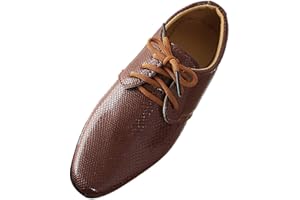 DAY8 Chaussures Garcon Cuir PU Automne Chaussures de Cérémonie Mariage Soirée Bal Enfant Garçon Hiver Chaussures de Ville à Lacets pour Garçon Pas Cher Derby Garçon Caoutchouc