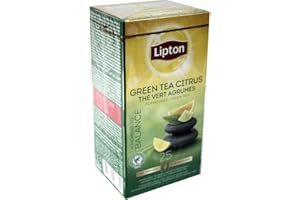 Lipton Zielona herbata cytrusowa - The Vert Agrumes - chwila równowagi - 25 torebek herbaty