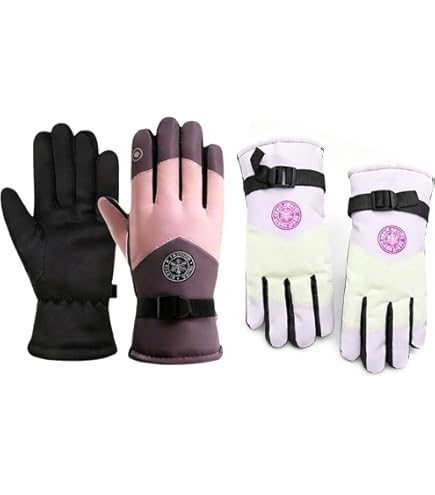 ProudDemon Waterdichte winterskihandschoenen voor heren, warme