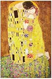Artista: Gustav Klimt 1art1® Gustav Klimt - El Beso, 1908 Póster (91 x 61cm)