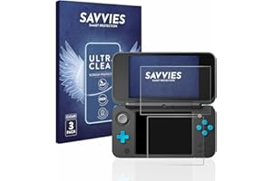 savvies Protection Ecran pour Nintendo 2DS XL (6 Pièces) - Film Protection Ultra Clair