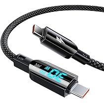 DockCase USB-C Auf USB-C FPC 30CM Datenkabel Typ C Auf Typ C Kabel USB 3.2 10Gbps L-Form Schnellladekabel 60W Typ C Für IPhone 15 Pro Max, MacBook Pro, IPad Pro/Air