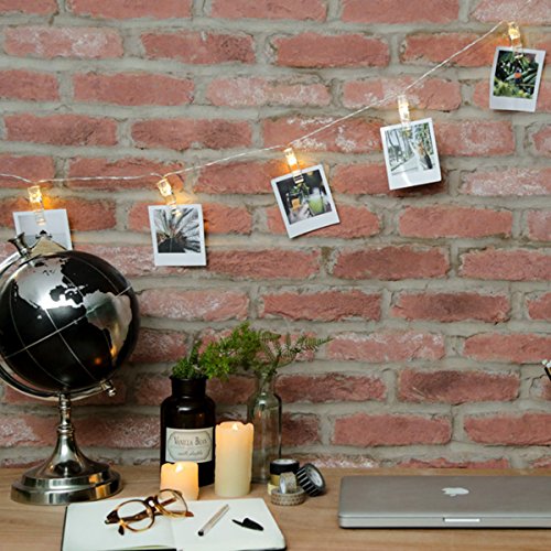 Klammer Foto Lichterkette, 2m, 10 LEDs warmweiß, von Festive Lights - 6